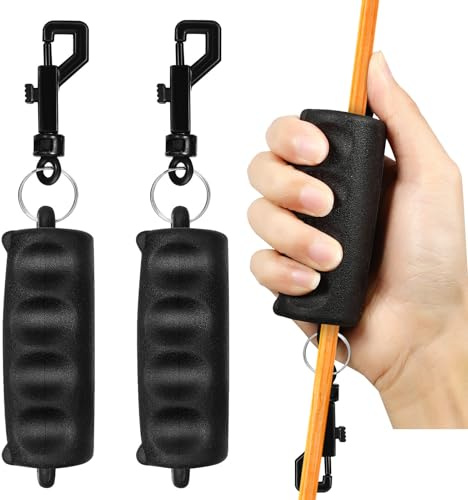 NUOBESTY 2pcs Rubber Arrow Puller Hand Saver for Archery Portable Arrow Gripper Remover with Easy to Carry Design Protects Hands Black