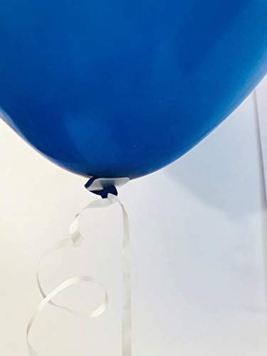 DeCoArt. 5 x100 = 500 Ballonverschlüsse weiß * Made in Germany * Luftballonabbinder Polyband mit Verschluss - für Helium (Ballongas) und DeCoArt-Gebrauchsanweisung