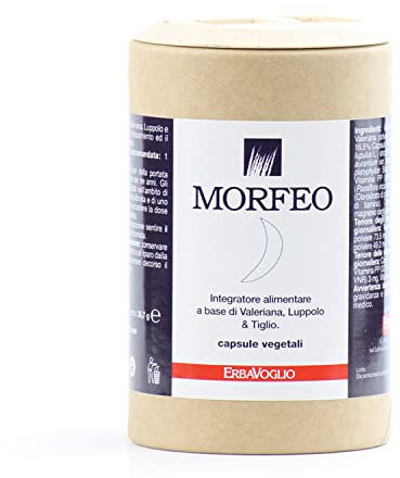 Integratore alimentare - Favorisce il rilassamento e il sonno- a base di Valeriana, Luppolo e Tiglio - 60 capsule