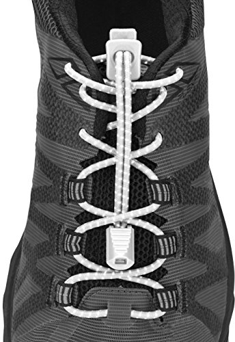 Nathan NS1171 Run Laces Reflective White, One Size