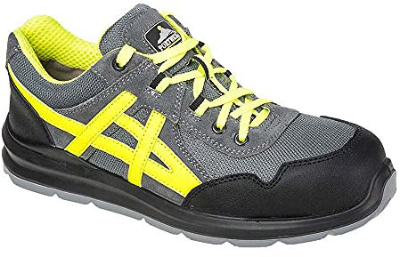 Portwest Steelite Mersey Trainer Sicherheitsschuh S1, Größe: 44, Farbe: Grau, FT50GRR44