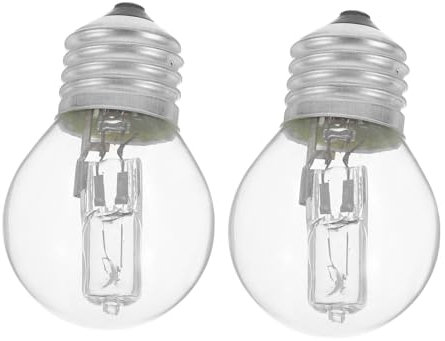 UKCOCO Lampadina da Forno E27: 2 Pezzi Lampada Lava Dimmerabile - Resiste a 300° Gradi - Caldo Lampadina per Lampada di Sale per Forni,Lava,Microonde