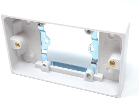 1pcs. Single Gang Wall Socket to Double Wall Gang Socket Converter Faceplate, Providing Additional Outlets