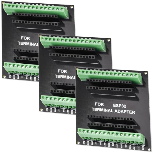 3pcs ESP32 Breakout Board for 30PIN,ESP32 Desarrollo Board 2,4 GHz Dual Core WiFi + Bluetooth 2 en 1 Microcontrolador ESP-WROOM-32 Chip para Arduino (3)