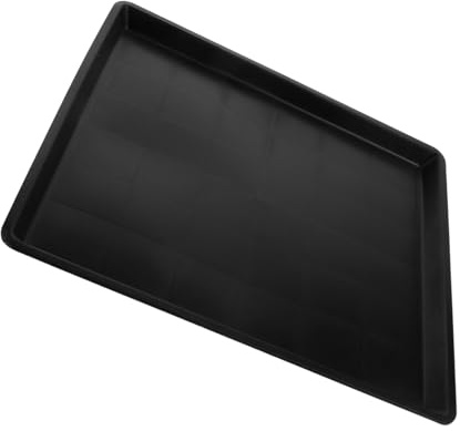 TOBBOMEY Dog Crate Tray and Small Dog Crate Bottom Tray Replacement Thickened Plastic Pet Potty Pan 41.5x38.5x2cm for Puppies and Rabbits