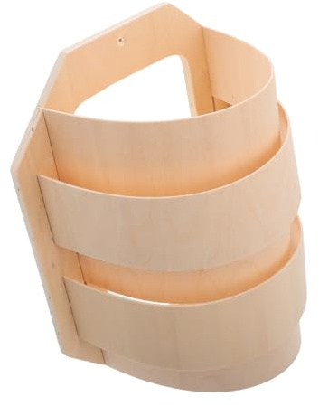 IMIKEYA Pantalla de Lámpara para Sauna de Madera de Tilo Protector Decorativo Ligero y Fácil de Instalar Cubierta Resistente para Sala de Vapor y Decoración Sencilla