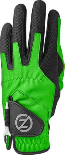 2014 Zero Friction - Guanto da golf a prova di attrito a compressione-misurazione nero a misura unica per la tua mano., Uomo, Green - LH