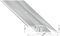 Kügele biseau Profil 1000 Argent anodisé, Single, Sts44 S 100 CM