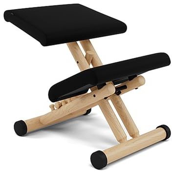 Varier Multi Foldable Ergonomic Kneeling Chair, Adjustable Knee Stool