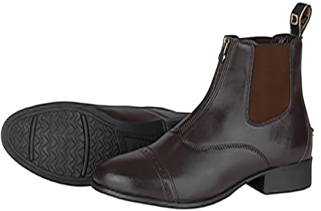 Dublin Foundation Zip Paddock Boots II, Brown, Ladies 9.5