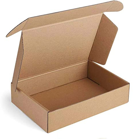 10-Pack 7.87x4.33x1.57 (20x11x4cm) Small Shipping Boxes,Small Brown Corrugated Cardboard Boxes, Eco-Friendly & Sturdy, Quick Fold, Perfect for E-commerce Packing, Sample Sending, Moving Storage