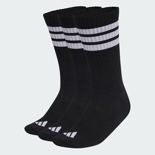 adidas unisex - vuxen 3stripes Cushioned Sportswear Crew Socks 3 Pair Pack Strumpor