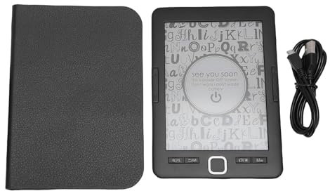Sxhlseller E LECTORES DE Libros, 6 Pulgadas El Lector DE Libros Electrónicos para los Ojos DE Pantalla DE 6 Pulgadas Admite Múltiples Formatos DE Imagen DE Texto, Dispositivos DE Libros