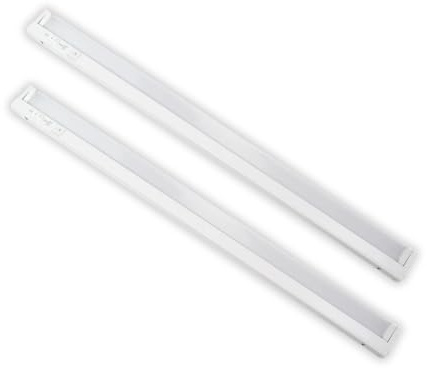 LUXULA LED Unterbauleuchte schwenkbar 84cm, 2 Stück, Schrankbeleuchtung mit Schalter IP20, dimmbar 2700K 4000K 6000K, 83,6x6,1x2,4 cm, 12W, 1200lm, Unterbau LED Lichtleiste Weiß, Küchenlampe
