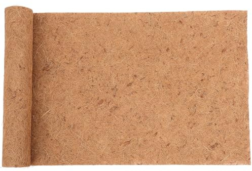 KALLORY Alfombra para Reptiles de Fibra Natural Transpirable y Biodegradable Sustrato para Terrarios de Tortugas Resistente y Reutilizable Protección Vegetal para Mascotas