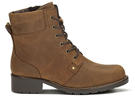 Clarks Damen, Kurzschaft Stiefel, Braun, 36 EU