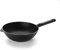 Woll Eco Logic QXR Wok- und Rührpfanne und Rührpfanne - Induktiv -, Ø 28 cm, 10 cm hoch, mit abnehmbaren Stiel - Geeignet für alle Herdarten, PFAS-frei, Aluguss, backofenfest, schwarz