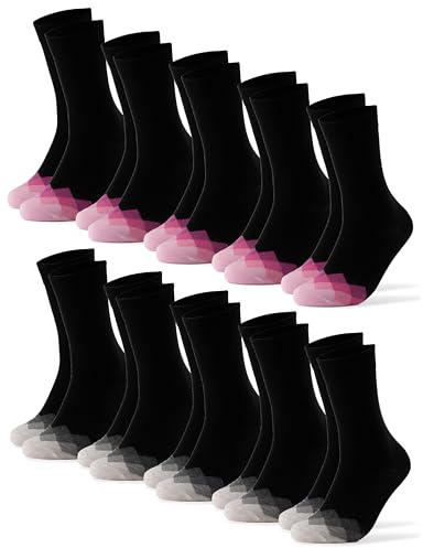 Occulto chaussettes colorées femme lot de 10 (modèle: Evelin)