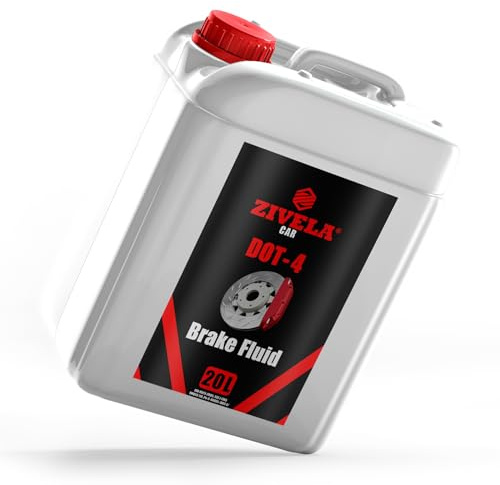 ZIVELA CAR - Liquide de frein et d'embrayage | Brake Dot 4 20 l | Liquide de frein DOT-4 – 20 litres