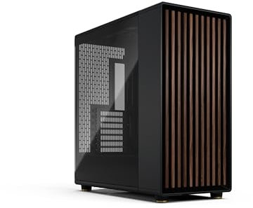 Fractal Design North XL (RC) Charcoal Black PC Gehäuse mit Reverse-Motherboard-Unterstützung - inkl. 3X 140mm Lüftern - Type-C USB - ATX Full Tower Case