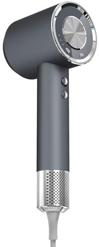 AIUNAOM Phon Capelli Professionale Ionico – Asciugacapelli Leggero e Silenzioso con Motore Brushless 150.000 RPM, 4 Temperature, 3 Velocità, Diffusore per Capelli Ricci, Accessori Magnetici