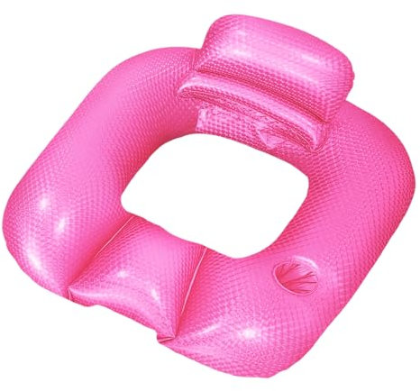 Pool Liege Schwimmbad | Aufblasbare Pool Liege Für Erwachsene - Mit Getränkehalter Und Armlehnen Für Pool, Fluss, See,