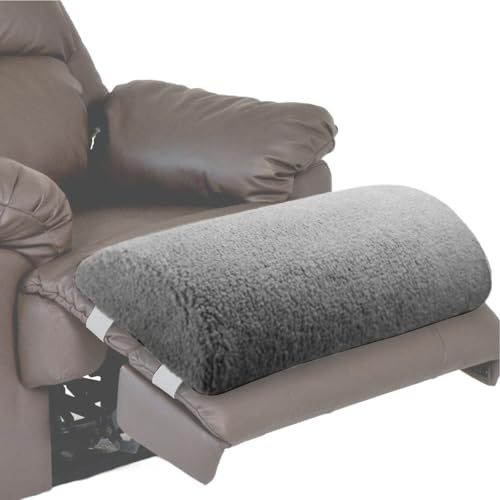 Huvqianu - Cojín de patas para sillón relajado, cojín de descanso para pies con cierres ajustables, cojín mullido con memoria de forma para sofá, comodidad para espalda y rodillas
