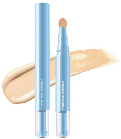 CGACCSD Makeup Concealer – täckpenna med svampspets – 7 g precisionsvård täckpenna färg balanserande textur när du är på språng