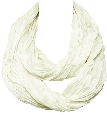 Wrapables Lightweight Infinity Loop Scarf, White