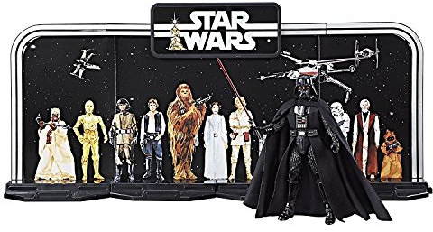 Star Wars The Black Series 40th Anniversary Display Diorama with Darth Vader 15cm Action Figure Legacy Pack