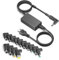 HKY 65W Universal Laptop Netzteil AC DC 15V 16V 18.5V 19V 19.5V 20V für Acer Fujitsu Siemens LG Lenovo Toshiba Medion HP Dell Samsung Asus Sony Gateway mit 15 DC Steckern, Ladegerät 65W Max