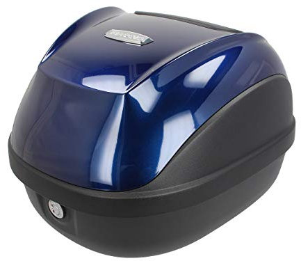 Unbekannt Topcase 32 Liter - Medley - Liberty Blau (glänzend) - Motorradkoffer für Motorrad, Motorroller
