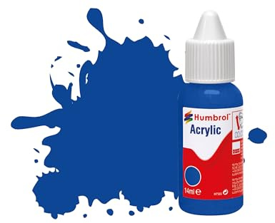 Humbrol No.14 French Blue - Gloss Acrylic Paint 14ml DB0014