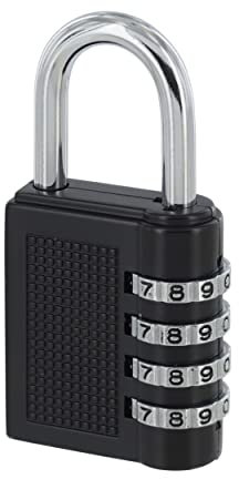 THIRARD 00937900 - Cadenas Compact04 mm À Combinaison - Finition noir - Cadenas - A Combinaison - Facile à utiliser - Clés supplémentaires sur modèle Sans fabrication sur numéro imposé