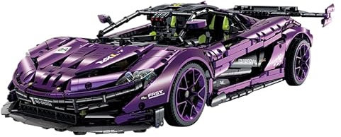 Technik Auto für McIaren P1 GTR, 1:8 Groß Modellauto Bausatz, 3224 Teile Klemmbausteine Auto MOC Set, Kompatibel mit McIaren Technik