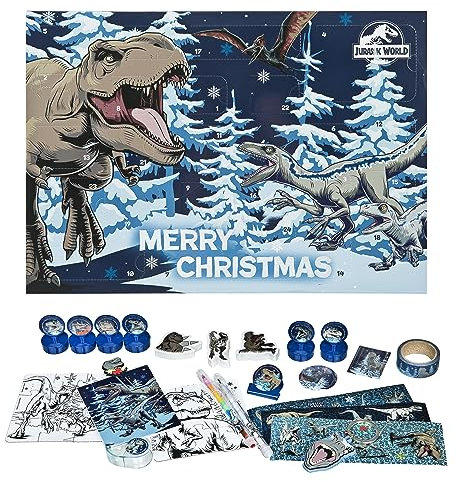 JUWD8025 - Undercover - Jurassic World Adventskalender für Kinder, mehrfarbig, ca. 45x32x3cm