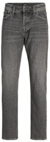 JACK & JONES Vaqueros de Corte Relajado para Hombre JJICHRIS Jjoriginal SBD 444 Noos Relaxed Fit Jeans, Black Denim, 33W / 32L