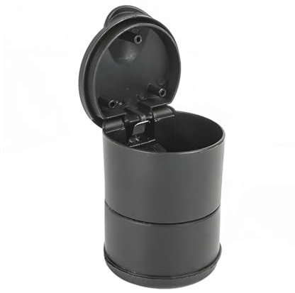 Adunsiaoto Auto Aschenbecher Mit Deckel, Tragbarer Edelstahl Fahrzeug Rauchfreien Aschenbecher Zigarette Selbstverlöschender, Auto Aschenbechers Mit Rauchfreien