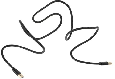 Uonlytech Cavo Usb Robusto E Leggero Cavo Di Trasferimento Dati Usb 20 Maschio-maschio Adatto Per Laptop Notebook Hard Disk Monitor Fotocamera Nero