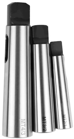 LALAGO 3Pcs Cono Morse Drill manicotto di riduzione Adattatore per tornio fresatura (MT1 a MT2, MT2 a MT3, MT3 a MT4)