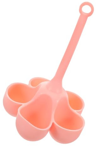 VILLCASE vapeur d'oeufs porte-oeuf dur plateau chauffe-oeufs support d'oeuf doux tasses de pocheuse d'oeufs fabricant de bouchées d'oeufs cuiseur à micro-ondes d'oeufs Gel de silice rose