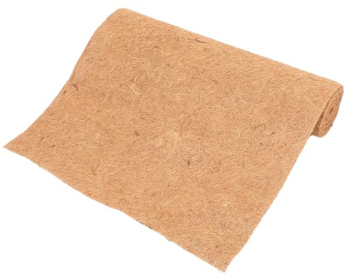 EPIGEIST Alfombra para Reptiles Sustrato Natural De Fibra Vegetal Transpirable 0.5x2 m Protección para Terrario Mascotas Reptilianas