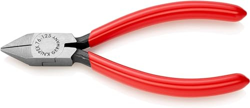 KNIPEX Seitenschneider für Elektromechaniker mit Kunststoff überzogen 125 mm, 76 81 125