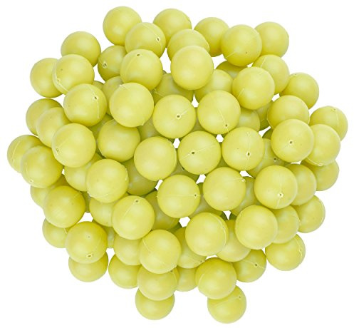 Fairly Odd Novelties 3/4 Mini Ping Pong/Table Tennis/Beer Pong Round Balls (100 Pack), 19mm, Yellow
