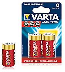 Varta Max Tech C Batterie Alcaline non Ricaricabili, 1.5 V