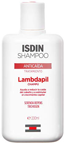 ISDIN Shampoo Lambdapil Champú Anticaída de Uso Diario para Hombre y para Mujer que Ayuda a Reducir la Caída Excesiva del Cabello y a Aumentar su Densidad, 200 ml