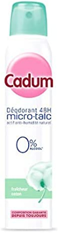 Cadum - dam deodorant mikro talk friskhet bomull effektivitet 48 timmar - 200 ml
