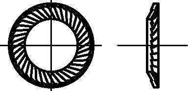 Dresselhaus Sicherungsscheiben Form S 73182100 mech. verzinkt 8 mm 1000 Stück