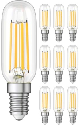ledscom.de 10x E14 LED-lampa, T25, varmvit (2900 K), 4,2 W, 507lm