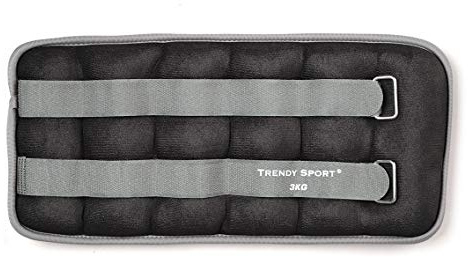 Trendy Sport Unisexe - Poignée-poids adulte cheville and wrist poids poids poids noir gris 3,0 kg